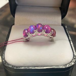 Ethiopian Cosmic Opal in Sterling Silver (Ltd ed.)